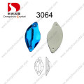 La parte posterior plana de China al por mayor cose en la piedra cristalina tallada para el accesorio de la ropa